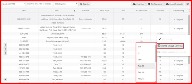 User Guide Spartoo Product Listing