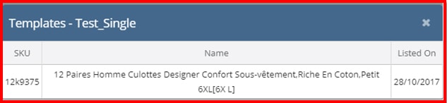 Wish Products Listing 